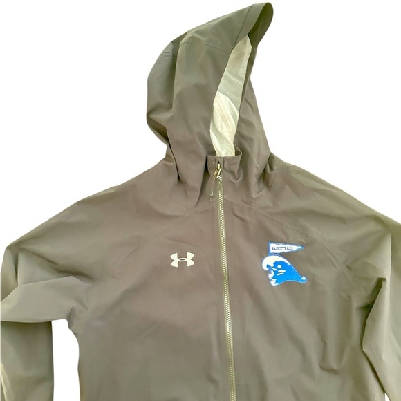 NWT Men’s Under Armour Storm black zip up water resistant hooded jacket small - Picture 3 of 8